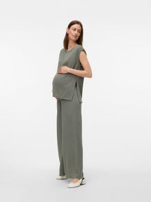 MAMA.LICIOUS Normal geschnitten Hose -Agave Green - 20022516
