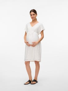 MAMA.LICIOUS VMMTASSA Maternity Dress -Snow White - 20022530