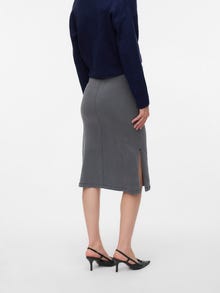 MAMA.LICIOUS Falda larga -Light Grey Denim - 20022547