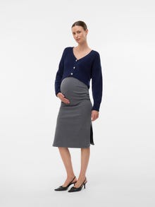 MAMA.LICIOUS Falda larga -Light Grey Denim - 20022547