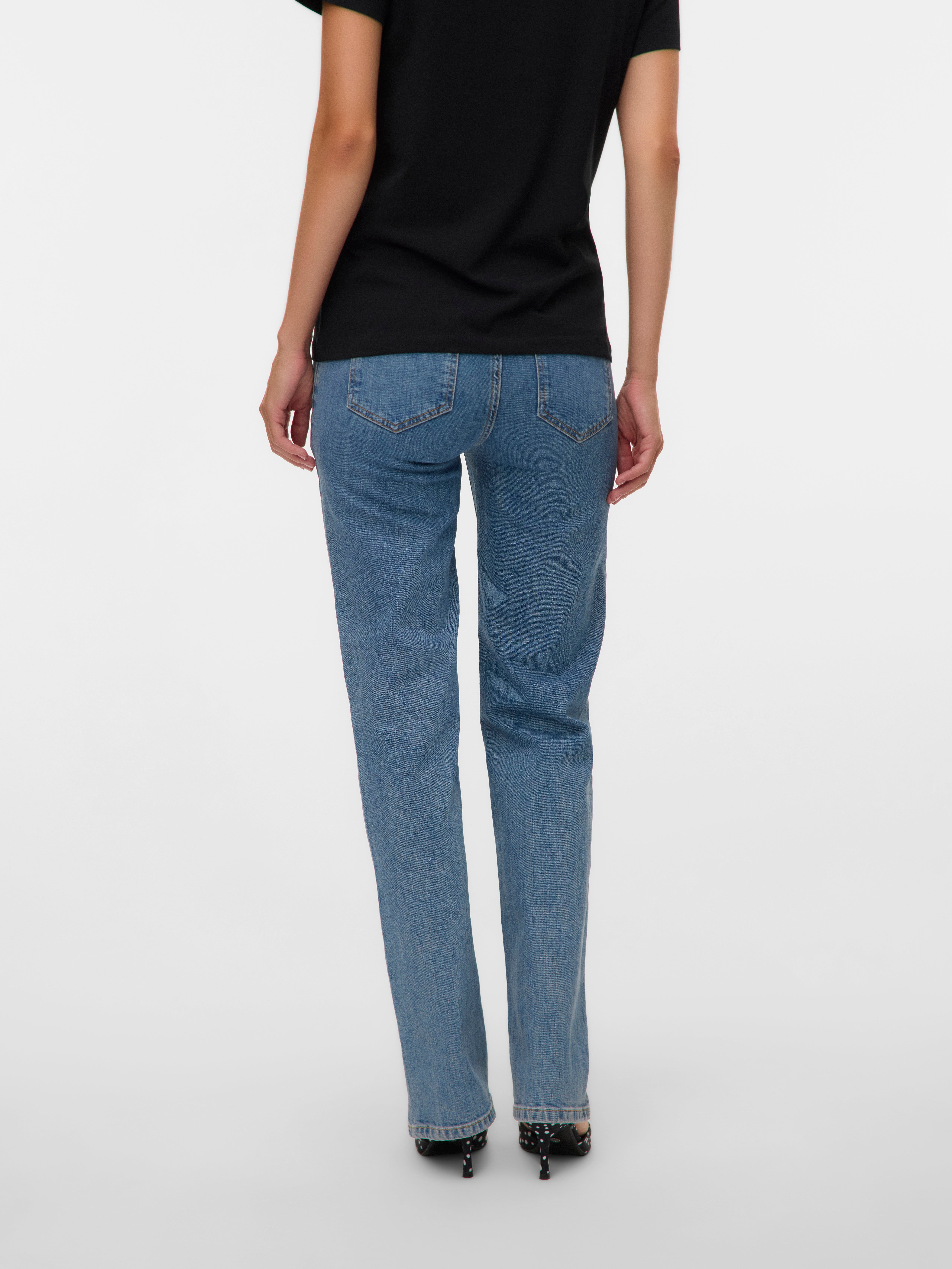 Jeans Slim Donna Mamalicious Per Gravidanza - Con Cintura Regolabile, Comodi E Stilosi - Foto 9