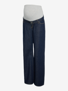 MAMA.LICIOUS Krój wide leg Jeans -Dark Blue Denim - 20022554