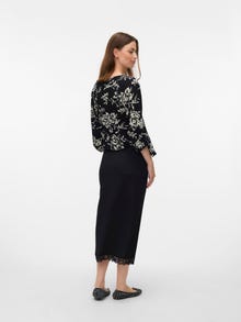 MAMA.LICIOUS Hohe Taille Midirock -Black - 20022606
