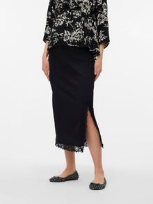 MAMA.LICIOUS Hohe Taille Midirock -Black - 20022606