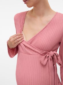 MAMA.LICIOUS MLENYA Umstandskleid -Rose Elegance - 20022639