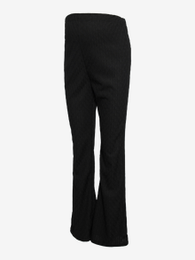 MAMA.LICIOUS Flared Fit Trousers -Black - 20022642