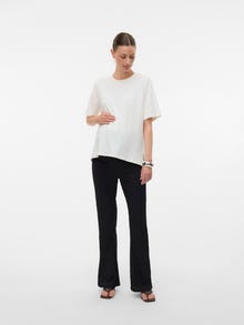 MAMA.LICIOUS Flared Fit Trousers -Black - 20022642