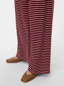 MAMA.LICIOUS Regular Fit Trousers -Pomegranate - 20022717