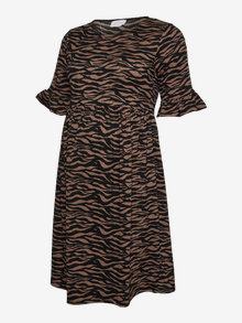 MAMA.LICIOUS MLMARIA Maternity Dress -Deep Taupe - 20022726