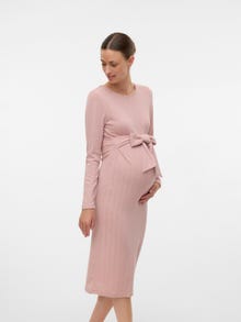 MAMA.LICIOUS MLLOLA Gravidklänning -Pale Mauve - 20022743