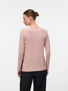 MAMA.LICIOUS Normal passform Båtringning Topp -Pale Mauve - 20022745
