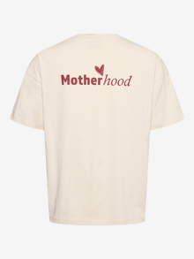 MAMA.LICIOUS Loose fit O-hals Top -Birch - 20022747
