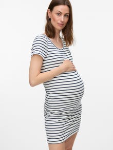 MAMA.LICIOUS VMMSEA Maternity Dress -Snow White - 20022933