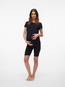 MAMA.LICIOUS Bodycon Fit Shorts -Black - 20022936