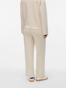 MAMA.LICIOUS Regular Fit Trousers -Pumice Stone - 20022941