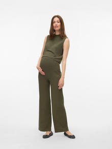 MAMA.LICIOUS Regular Fit Bukser -Grape Leaf - 20023044