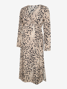 MAMA.LICIOUS MLPALI Maternity Dress -Crockery - 20023416