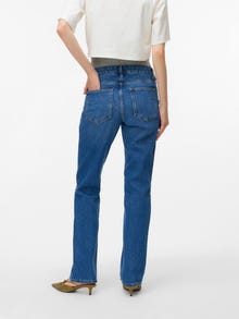 MAMA.LICIOUS Gerade geschnitten Jeans -Medium Blue Denim - 20023509