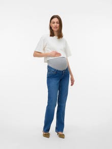 MAMA.LICIOUS VMMTESS Graviditetsjeans -Medium Blue Denim - 20023509