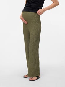 MAMA.LICIOUS Flared Fit High rise Trousers -Kalamata - 20023545