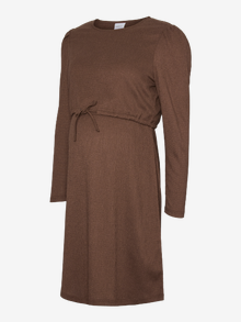 MAMA.LICIOUS MLCAILEEN Maternity Dress -Chestnut - 20023548