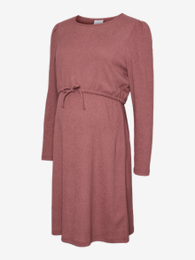 MAMA.LICIOUS MLCAILEEN Maternity Dress -Rose Brown - 20023548