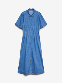 MAMA.LICIOUS VMMCASSIDY Graviditetskjole -Medium Blue Denim - 20023807