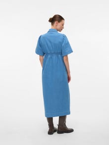 MAMA.LICIOUS VMMCASSIDY Graviditetskjole -Medium Blue Denim - 20023807