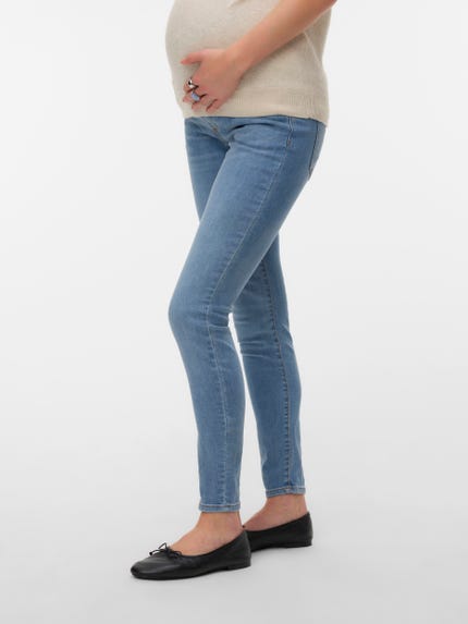 Generisch Jeans voor dames, rekbare buiksteun, zwangerschapsjeans Generisch Jeans voor dames, rekbare buiksteun, zwangerschapsjeans