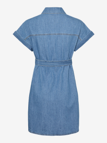 MAMA.LICIOUS VMMNOTUS Graviditetskjole -Medium Blue Denim - 20023937