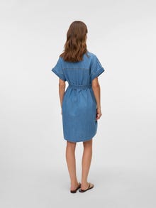 MAMA.LICIOUS VMMNOTUS Graviditetskjole -Medium Blue Denim - 20023937