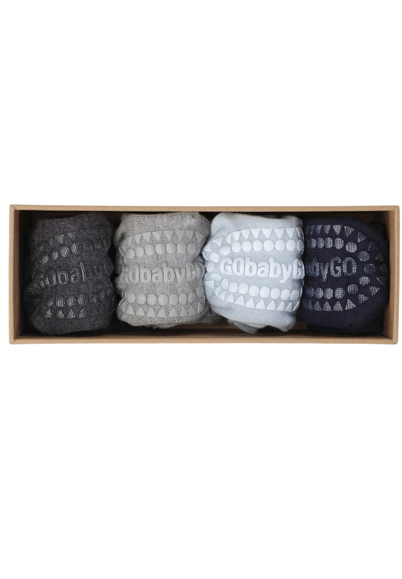 MAMA.LICIOUS 4-pack antislip baby-sokken -Sky blue mix - 33333330