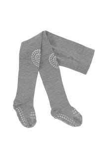 MAMA.LICIOUS Wool crawling baby-tights -Grey Melange - 33333332