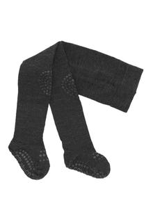 MAMA.LICIOUS Gobabygo Wool crawling tights -Dark Grey Melange - 33333332