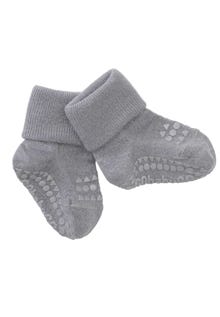 MAMA.LICIOUS Ull sklisikre baby-sokker -Grey Melange - 33333333