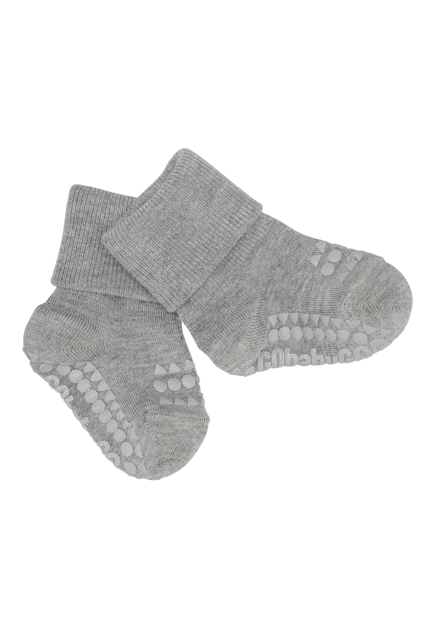 MAMA.LICIOUS Bamboo Non-slip baby-socks -Grey Melange - 33333334