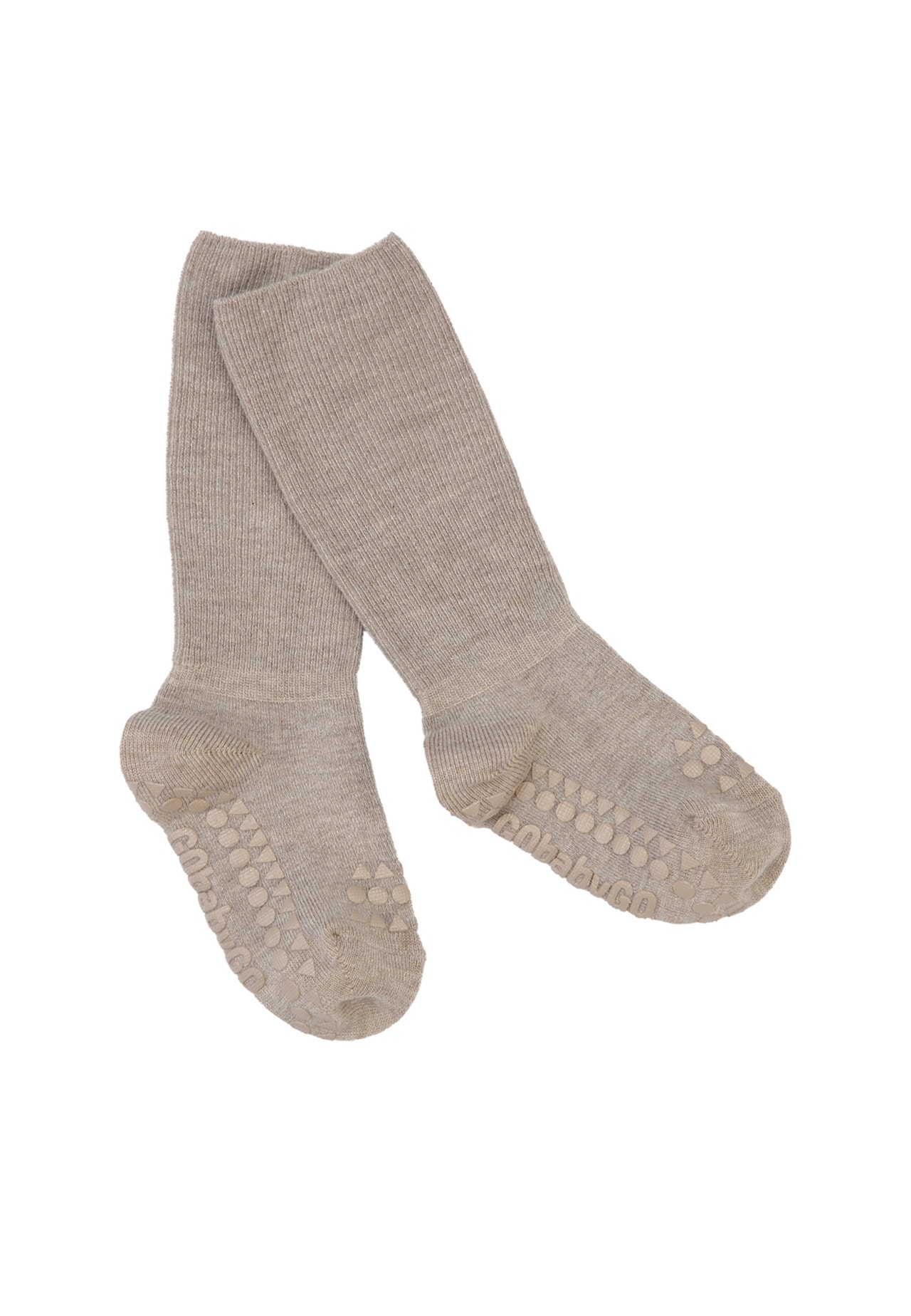 MAMA.LICIOUS Gobabygo Non-slip socks - Bamboo -Sand - 33333334