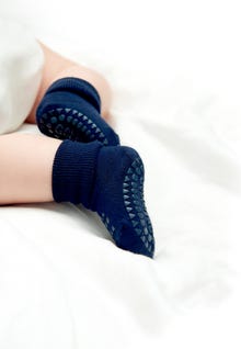 MAMA.LICIOUS Bamboo Non-slip baby-socks -Dark Blue - 33333334