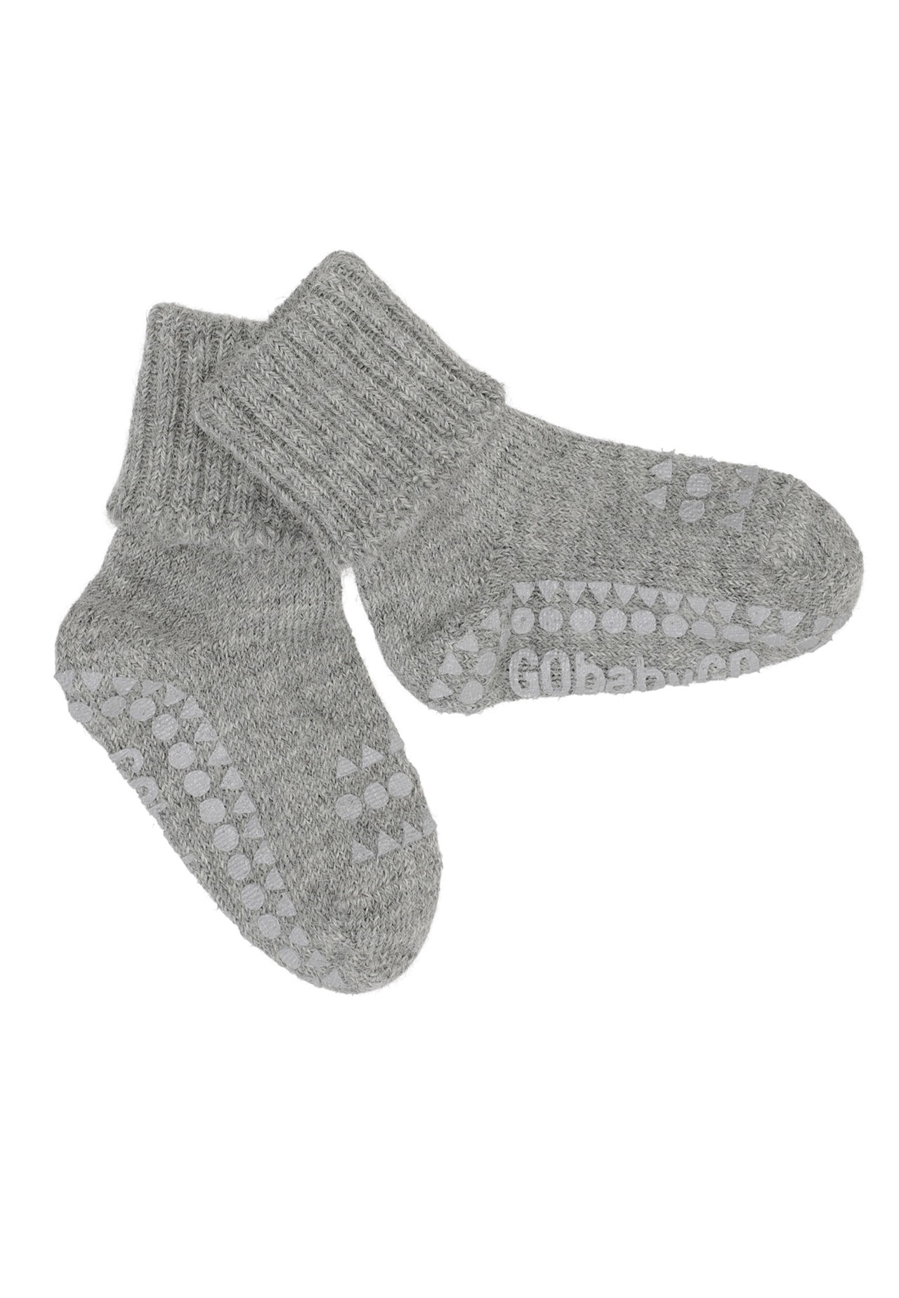 MAMA.LICIOUS Alpaca antislip baby-sokken -Grey Melange - 33333335