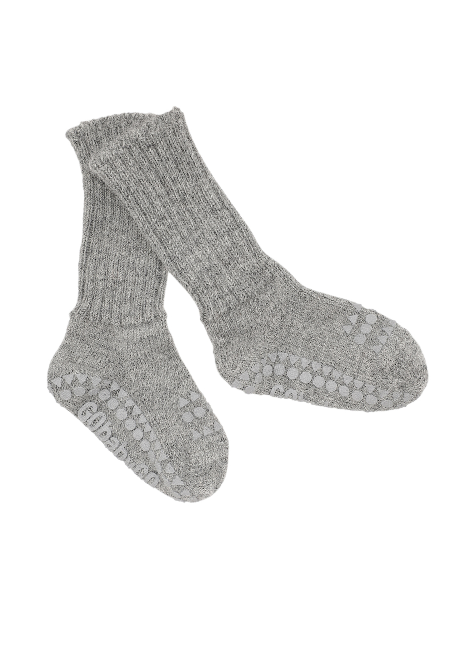 MAMA.LICIOUS Alpaca Non-slip baby-socks -Grey Melange - 33333335