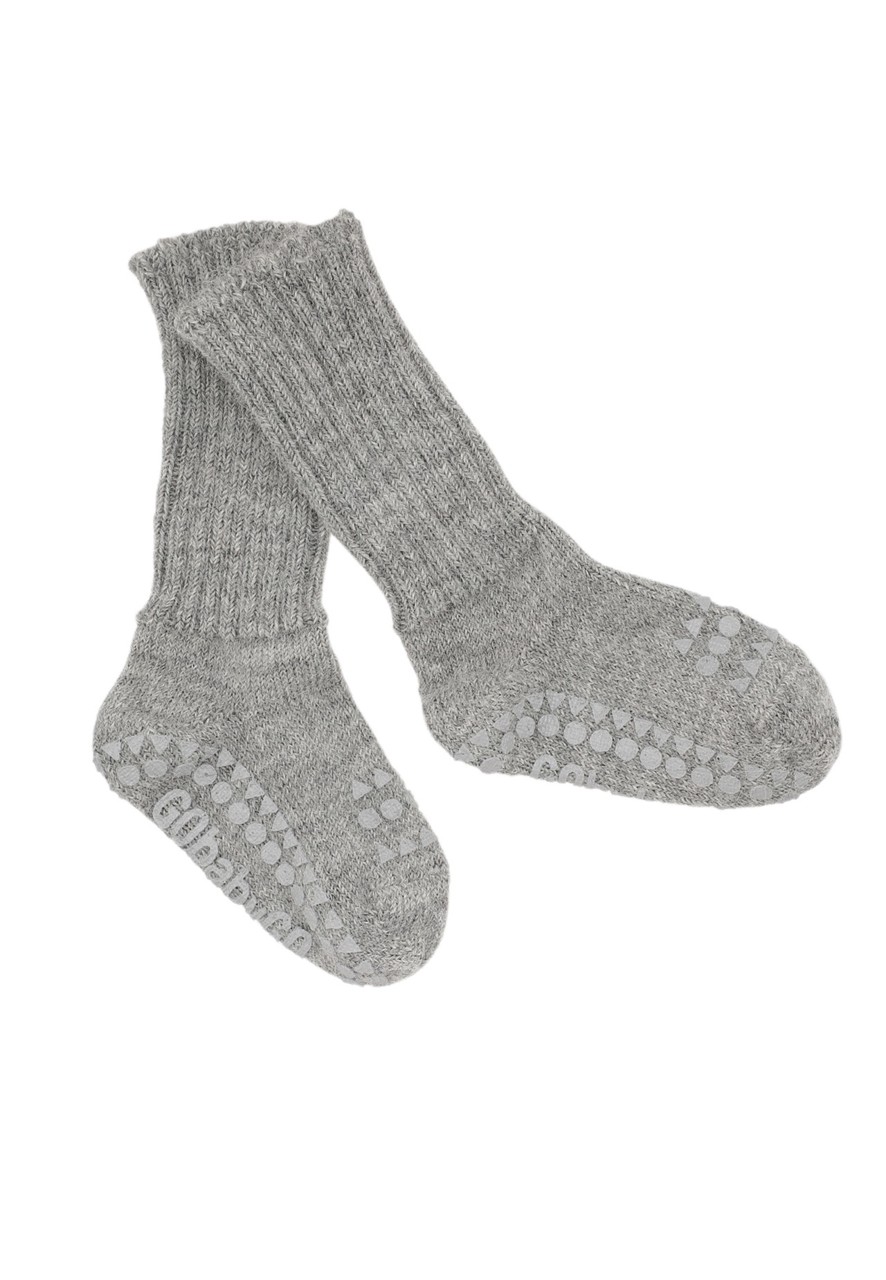 MAMA.LICIOUS Gobabygo Non-slip socks - Alpaca -Grey Melange - 33333335