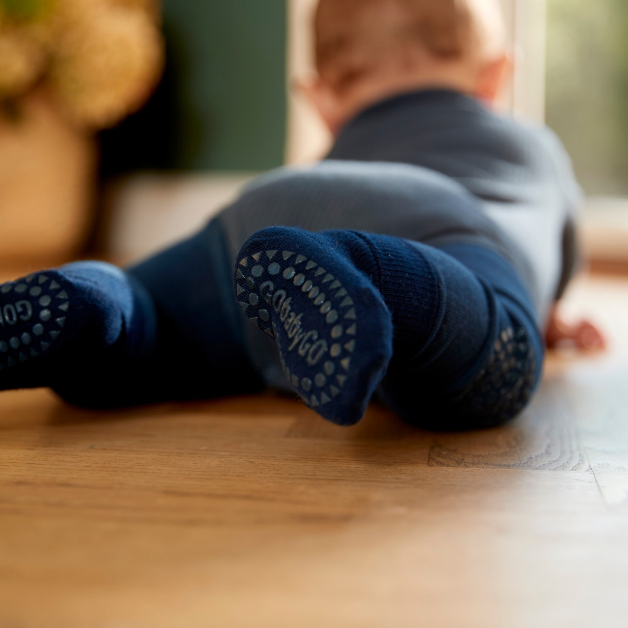 MAMA.LICIOUS Antislip baby-sokken -Navy Blue - 33333336