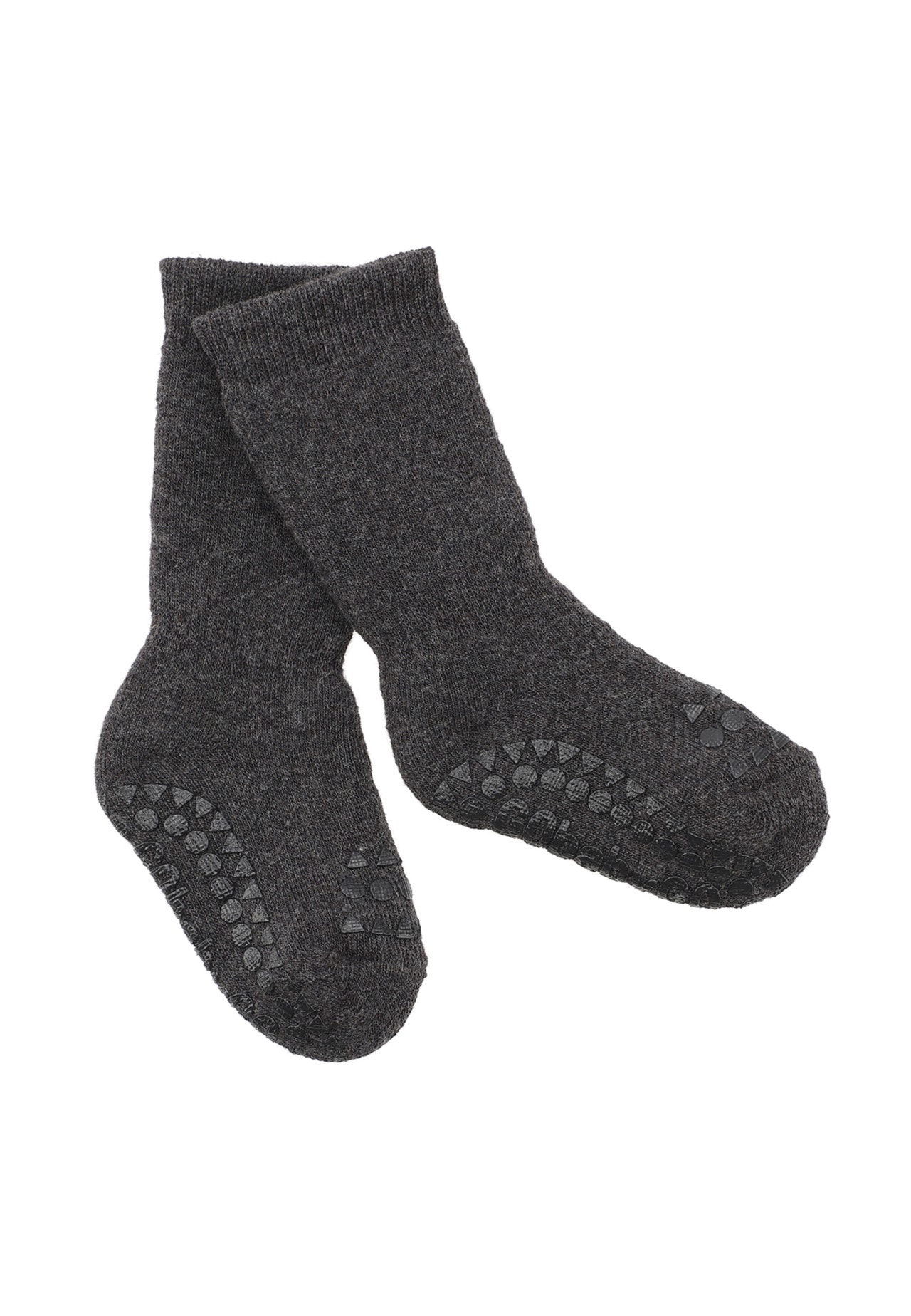 MAMA.LICIOUS Gobabygo non-slip socks -Dark Grey Melange - 33333336
