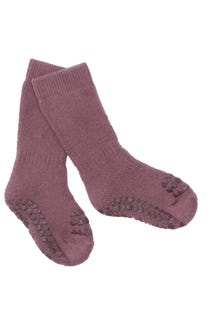 MAMA.LICIOUS Sklisikre baby-sokker -Misty Plum - 33333336