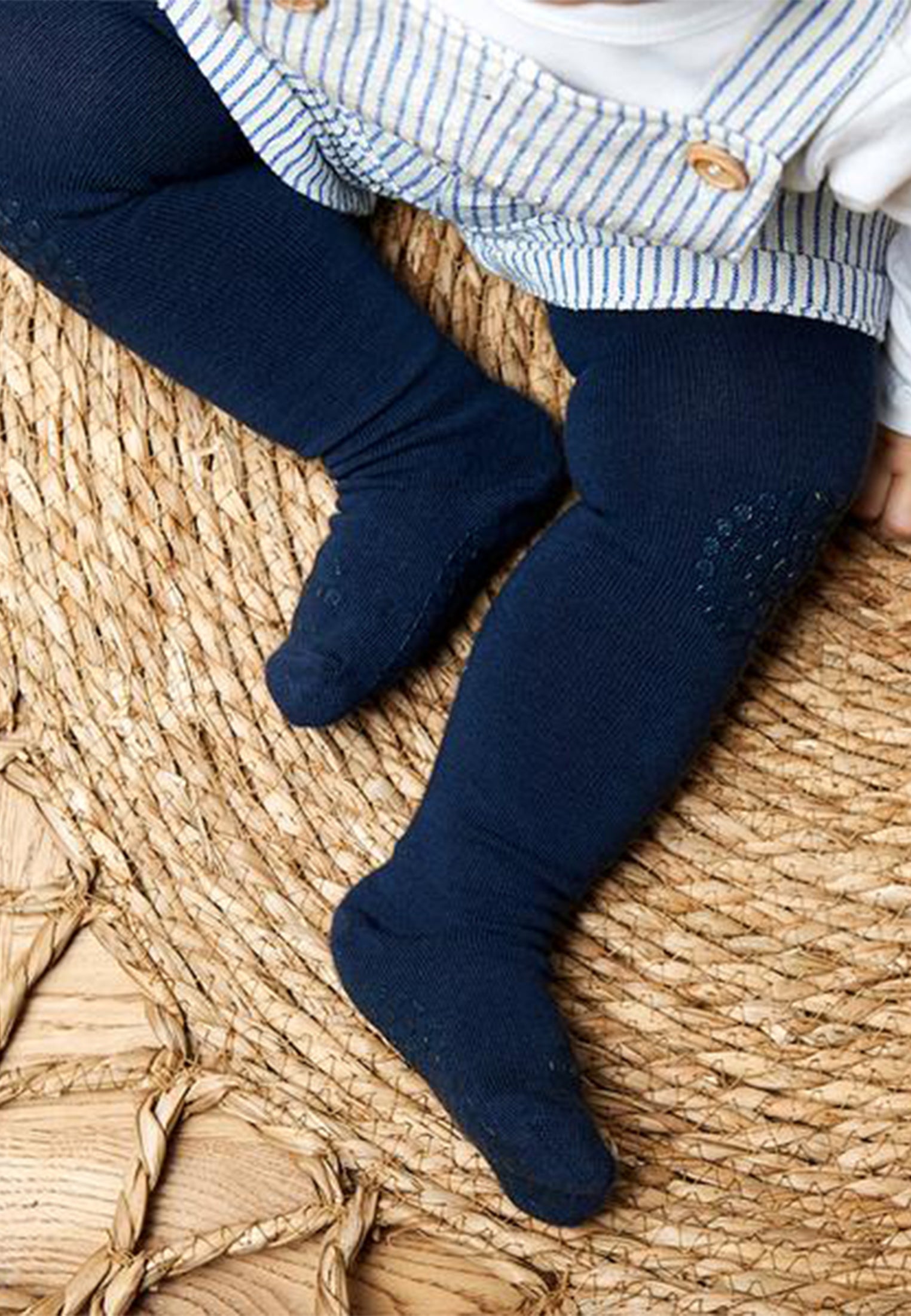 Navy blue on sale infant tights