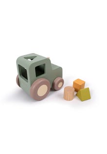 MAMA.LICIOUS Pull along tractor with shape sorter -Green - 44444404