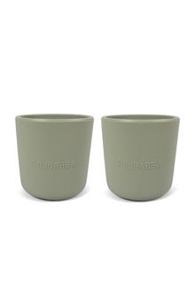 MAMA.LICIOUS Filibabba silicone cup, 2-pack -Green - 44444416