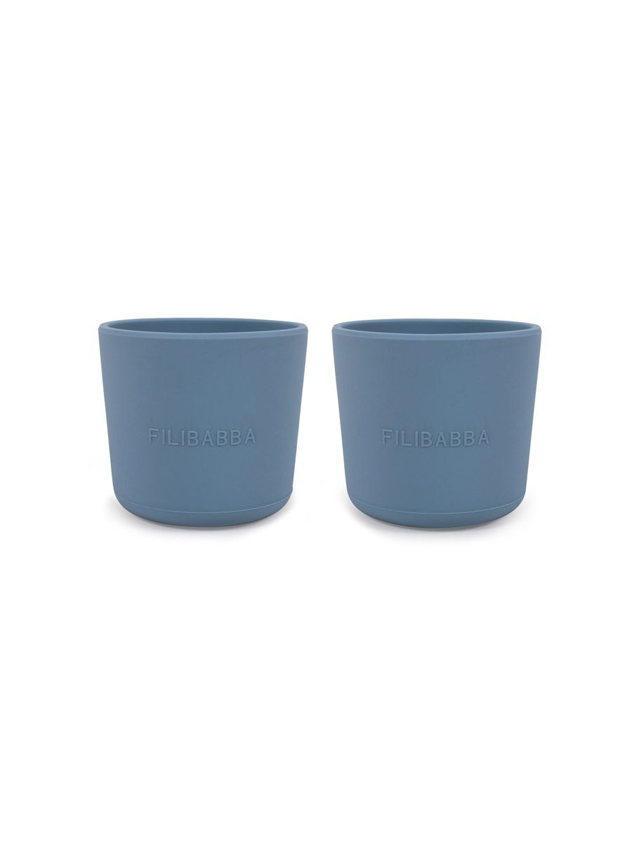 MAMA.LICIOUS Filibabba Silicone cups. 2-pack -Powder Blue - 44444434