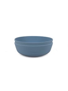 MAMA.LICIOUS Filibabba Silicone bowl, 2-pack -Powder Blue - 44444435