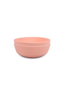 MAMA.LICIOUS Filibabba Silicone bowl, 2-pack -Peach - 44444435